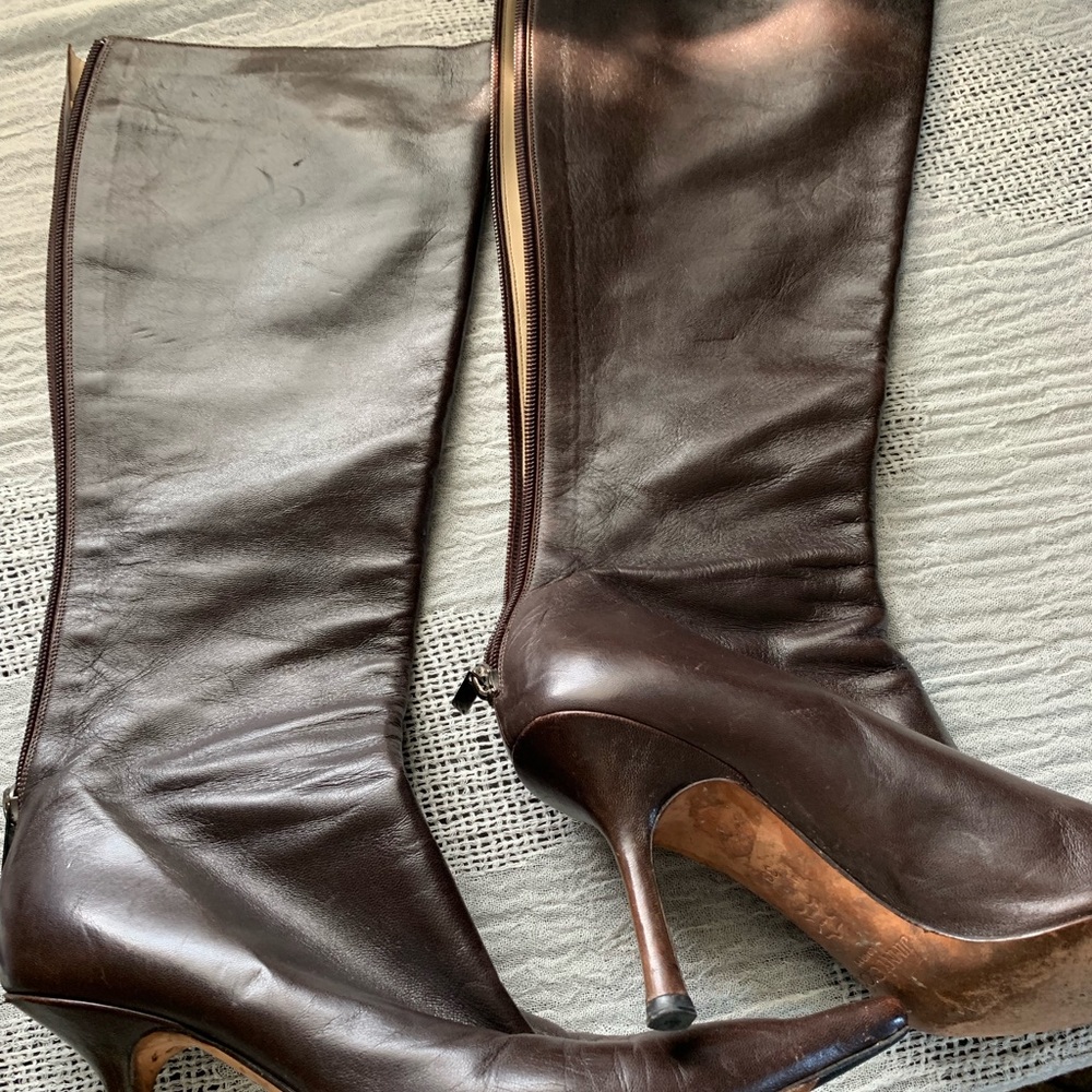 Jimmy Choo’s knee high boots brown 39